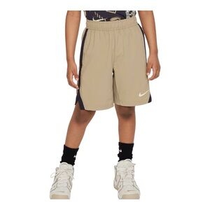 New Nike Boys' Wild Air Stretch Woven Shorts - Khaki Brown Size 6